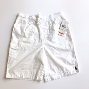 White POLO cotton shorts. New!